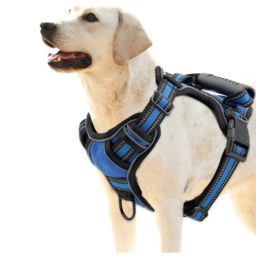 Breathable No-Pull Reflective Dog Harness Vest