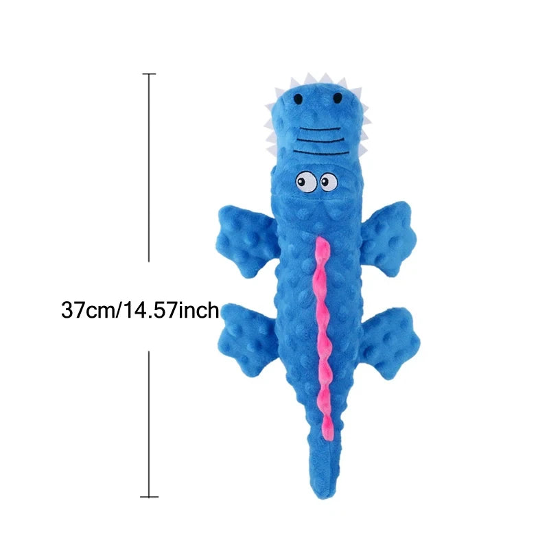 Plush Crocodile Interactive Dog Toy